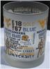 WVU Campus Frosted Rocks Glass