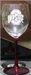 Ohio State Wine Glass Set
