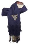 WVU Silky Crinkle Scarf