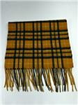 WVU Cashmere Tartan Scarf
