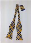 WVU Tartan Bow Tie